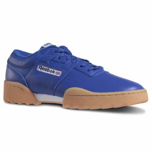 Reebok WORKOUT RIPPLE OG Turnschuhe Herren - Königsblau/Weiß/Schwarz - DE 901-CZW